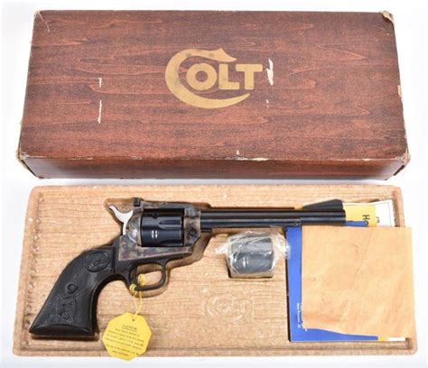Sold Price Colt New Frontier 22 Sa Revolver Boxed September 6