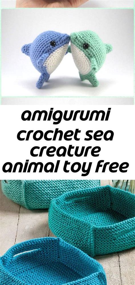 Amigurumi Crochet Sea Creature Animal Toy Free Patterns