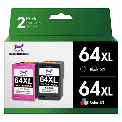 Original 64xl Blacktri Color High Yield Ink Cartridge 2pack N9j91an
