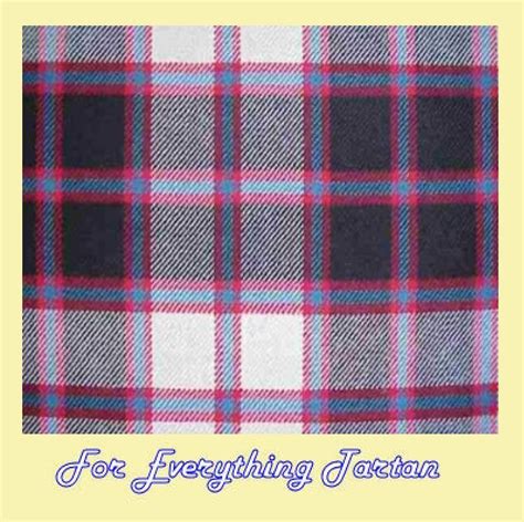 Macpherson Hunting Modern Tartan Polyviscose Plaid Fabric Swatch Tartan