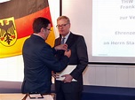 THW-LV-HERPSL Stadtrat Markus Frank erhält THW-Ehrenzeichen in Silber