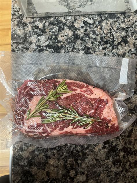 Ribeye 137 For Two Hours Ft Wealth Health And Luck Rsousvide