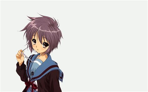 Fondos De Pantalla Anime La Melancolía De Haruhi Suzumiya Nagato Yuki 2560x1600