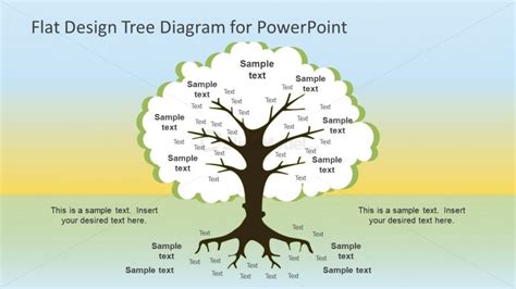 Tree Diagram Design Powerpoint Slidemodel