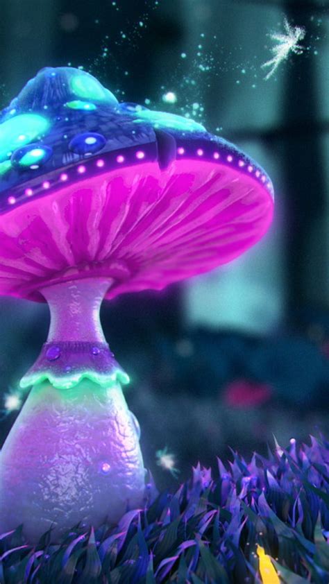 Mushroom Magic Mushrooms Purple Hd Phone Wallpaper Peakpx