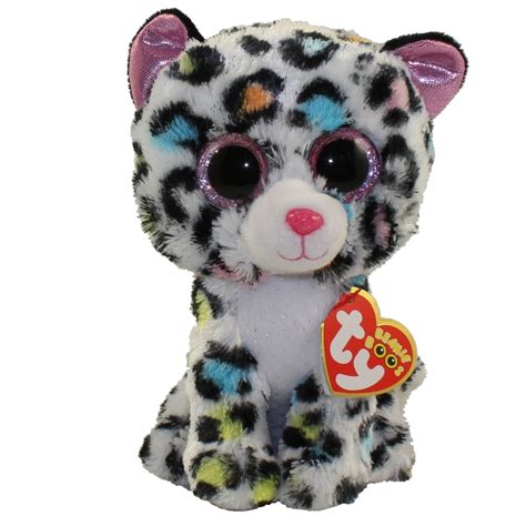 Ty Beanie Boos Tilley The Leopard Glitter Eyesregular Size 6