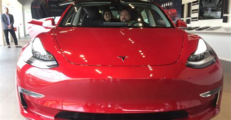 Tesla Debuts South Jersey Outlet Model 3 In Cherry Hill