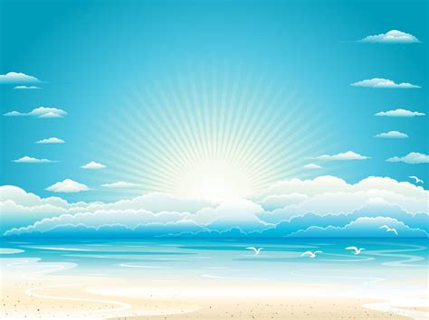 Beach Vector Graphics Vector Art And Graphics