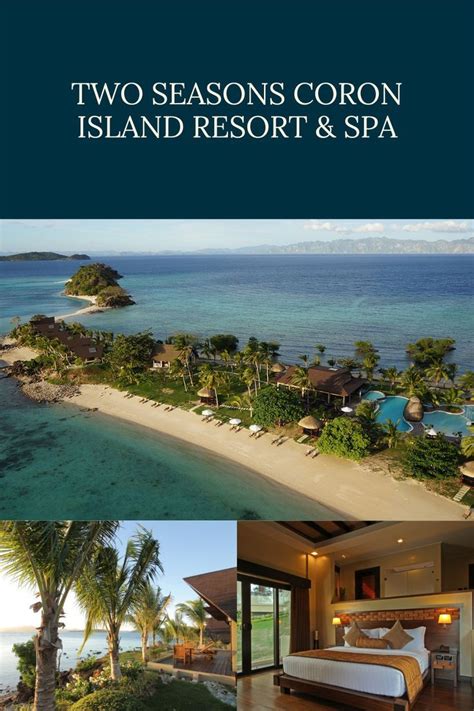 Two Seasonscoron Island Resort And Spa Brochure With Images Of Hotels