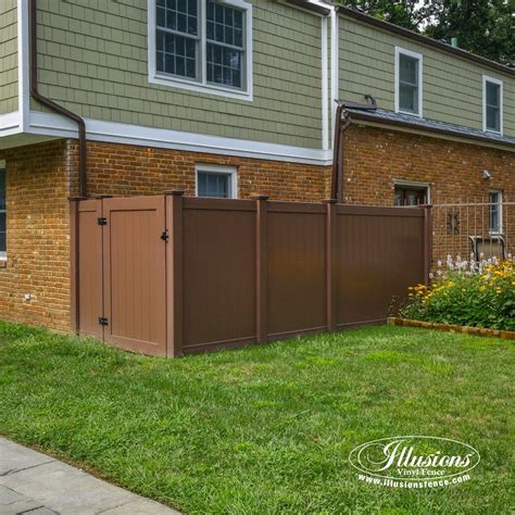 16 Gorgeous Brown Illusions Vinyl Fence Images Illusions Fence
