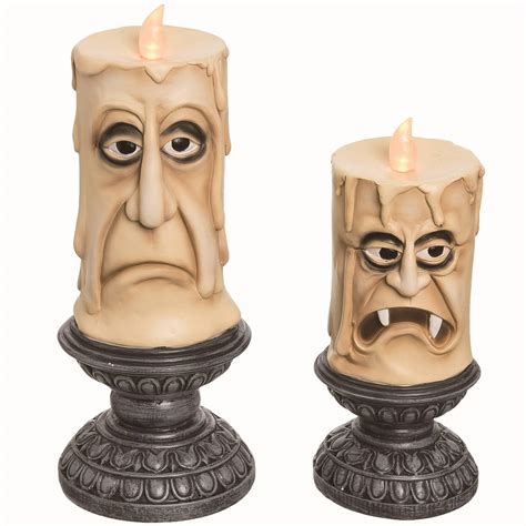 Light Up Flameless Halloween Candles Dimensions 4 L X 4 W X 9 H