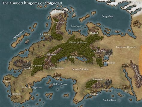 The Everweald An Inkarnate World Map 6k Dndmaps Fantasy World Map Dnd