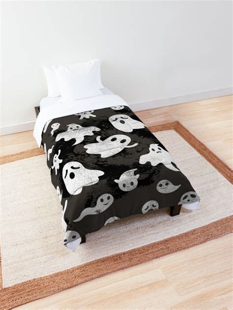 Spooky Ghost Pattern Design Comforter By Danielliamgill Pattern