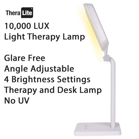 Theralite Aura 10000 Lux Mood Energy Enhancing Light Therapy Lamp