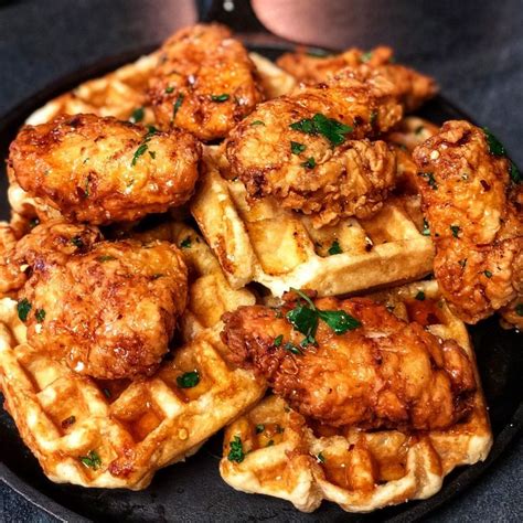Chicken And Waffles Southern Cooking Easy Recipe Chicken And Waffles Recipe Easy Chicken