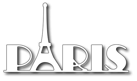 Paris Word Frantic Stamper Art Deco Font Deco Font