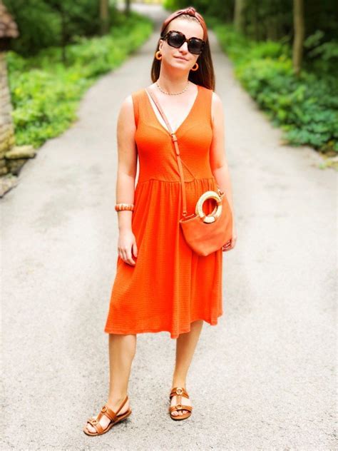 Orange Dress Fashion Orange Dress Summer Dresses