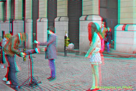 Photo Shoot In Anaglyph D Red Blue Glasses To View Flickr