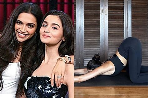 Deepika Padukone Quizzes Fans About Her Yoga Pose And Alia Bhatt Scores 10 On 10 News18