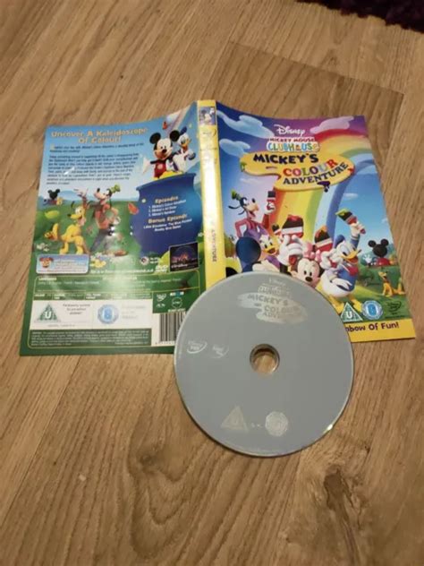 Mickey Mouse Clubhouse Mickeys Colour Adventure Dvd Disc And Artwork