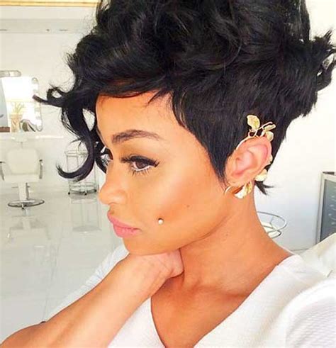 Just because your natural color is black, that doesn't cut just the front part of the sides first and leave the rest of the pixie intact. 20 Pixie Cut for Black Women | Short Hairstyles 2018 ...