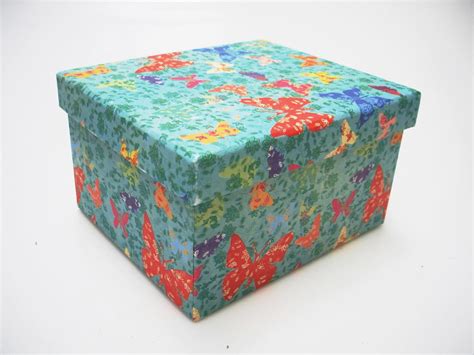 Recycled Colourful Cardboard Crafts Storage Box Kids Birthday T Box