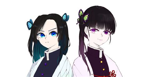 Aoi Kanzaki Kanao Tsuyuri Demon Slayer Kimetsu No Yaiba 蝶を継ぐ Pixiv