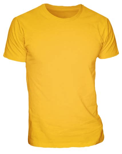 Yellow Gold T Shirt For Men Cutton Garments
