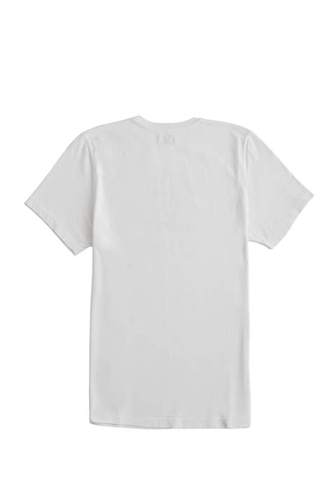 Plain White Raw Cotton T Shirt Barbanera