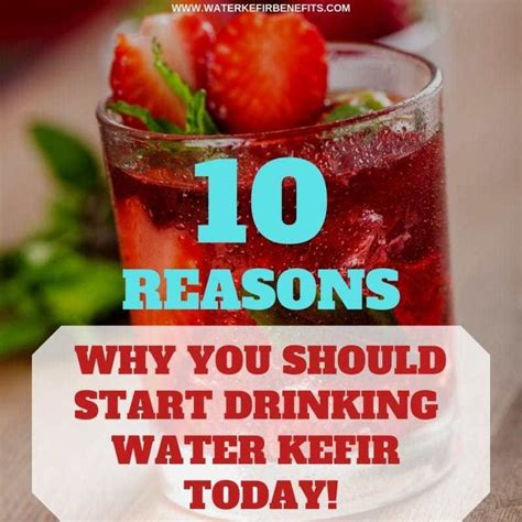 Water Kefir Benefits 10 Reasons Why You Should Start Drinking Water