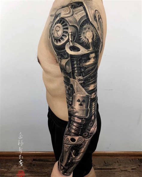 Mechanical Tattoo Sleeve Best Tattoo Ideas Gallery Tatuaje Brazo