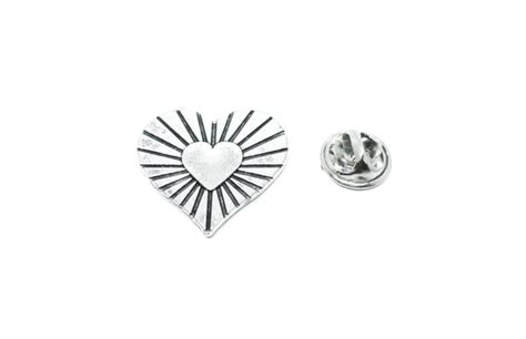 Heart Shaped Lapel Pins Finox