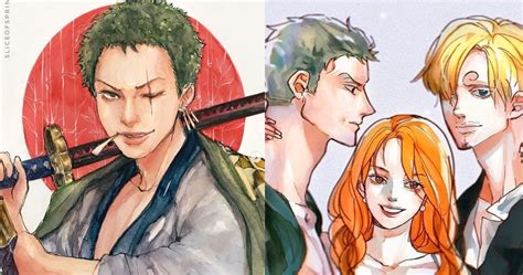 One Piece 10 Awesome Fan Art Of Characters Drawn In