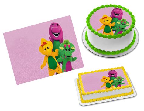 Barney Edible Image Frosting Sheet 13 Topper 70 Sizes Sweet