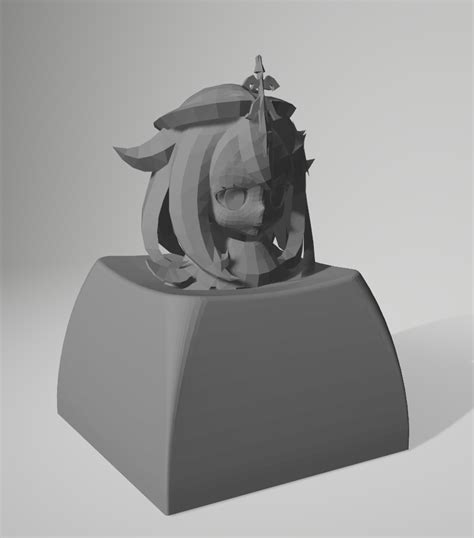 Stl File Paimon Genshin Impact Keycaps ⌨️・3d Printable Model To Download・cults