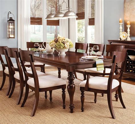 The resulting tablecloth can set the mood. 15 Perfectly Crafted Large Dining Room Table Designs | Home Design Lover