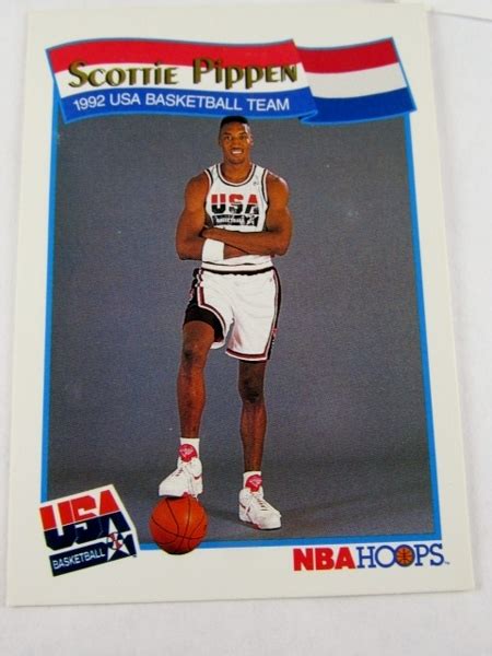 He's one of the best defenders in history at station 3. Free: 1992 Scottie Pippen USA Basketball Team NBA Hoops ...