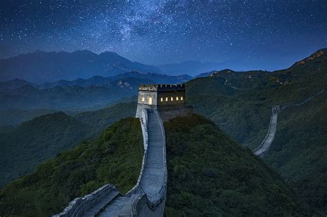 Hd Wallpaper China Great Wall Of China Landscape