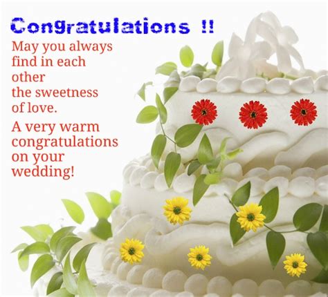 Wedding congratulations messages wedding card messages for friends our wedding card etiquette guide features easy to follow instructions and specific example. A Sweet Wedding Cake For Sweet Couple. Free ...