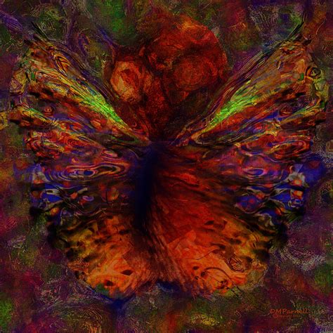 Impressionist Butterfly Digital Art By Diane Parnell
