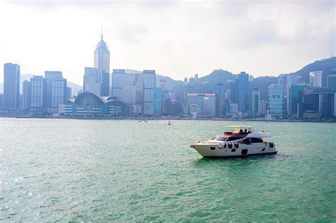 Hong Kong November 24 2018 Victoria Harbour In Hong Kongtsim Sha