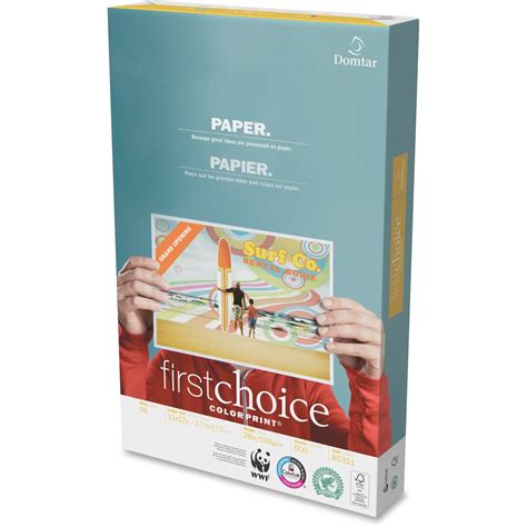 Domtar First Choice Copy Paper 11 X 17 Ledger 98 Bright 28 Lb