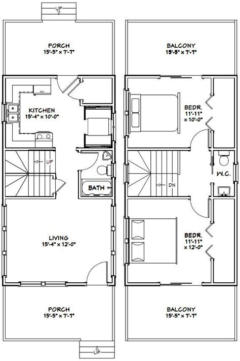 Monsterhouseplans.com offers 29,000 house plans from top designers. 11 best 16'x40' Cabin Floor Plans images on Pinterest ...
