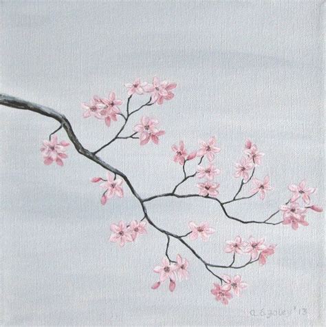 When i paint branches, i like to think that i. Cherry Blossom Painting Pink Cherry Blossoms by ABFoleyArtworks | Cherry blossom painting ...
