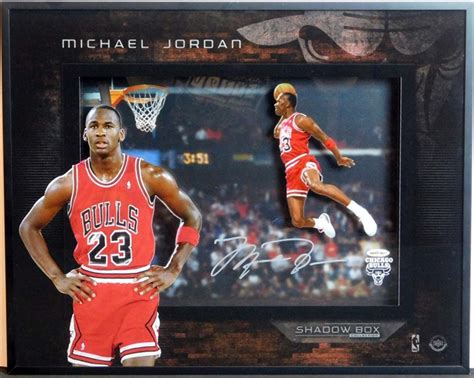 Lot Detail Michael Jordan Autographed 88 Slam Dunk 16x20 Shadow Box Uda