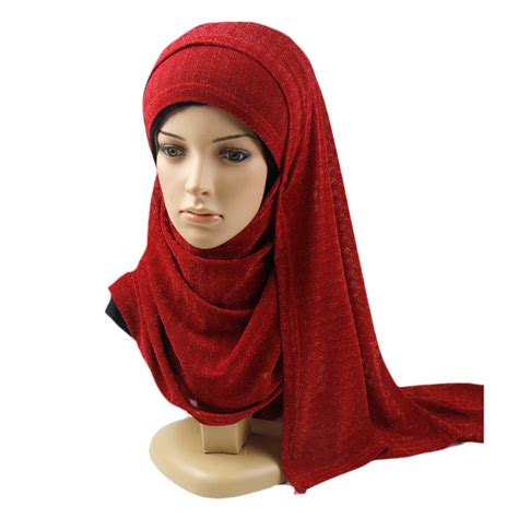 Timett 95 Cotton 5 Spandex 60165cm Yiwu Women Muslim Hijab Scarf