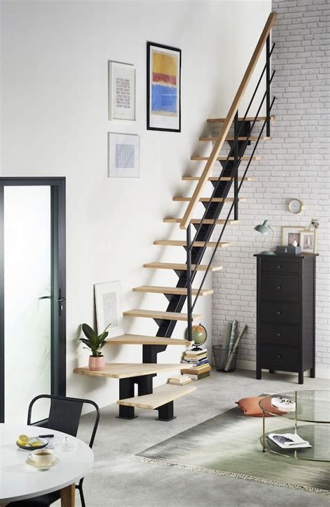 Escalier Studio Avec Rampe Id Es Escalier Escalier Pour Petit Espace