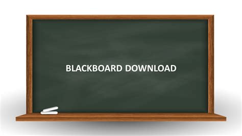 Blackboard Download Template
