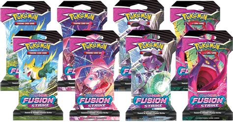 Pokemon Sword And Shield Fusion Strike 8 Sleeved Booster