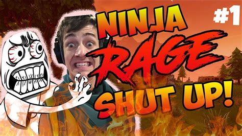 Ninja Fortnite Rage Compilation 1 Youtube